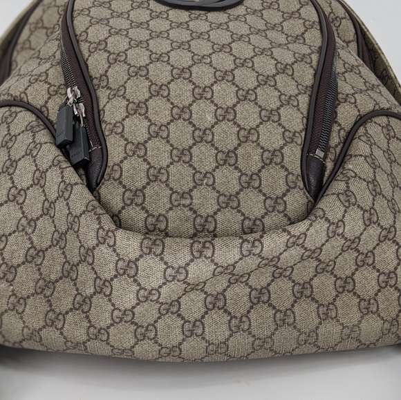 GUCCI GG Interlocking G Med Backpack Coated Canvas - Picture 6 of 8